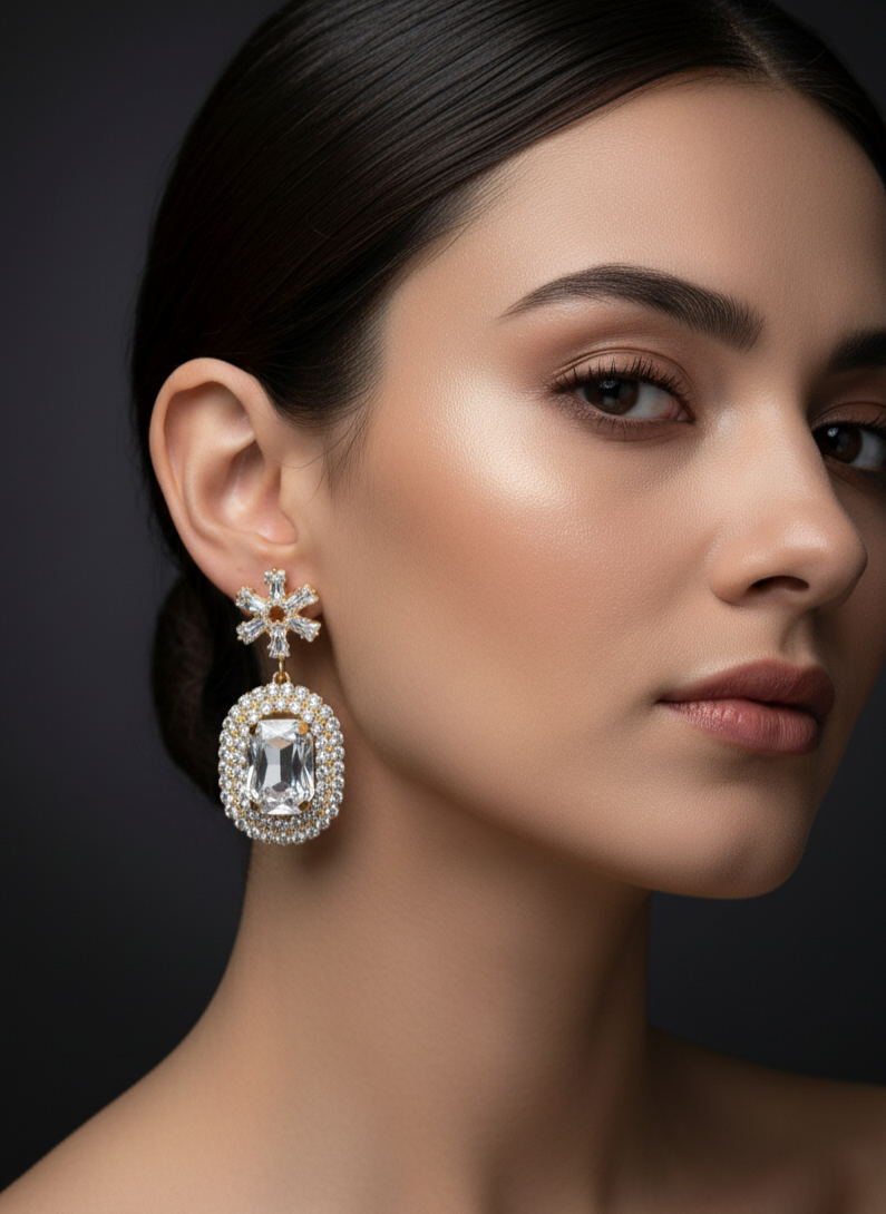 Crystal Bloom Earrings