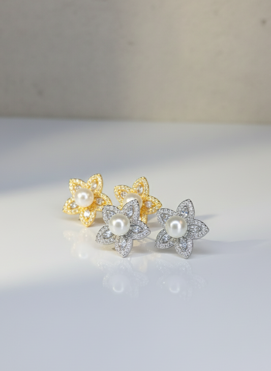 Pearl Bloom Earrings