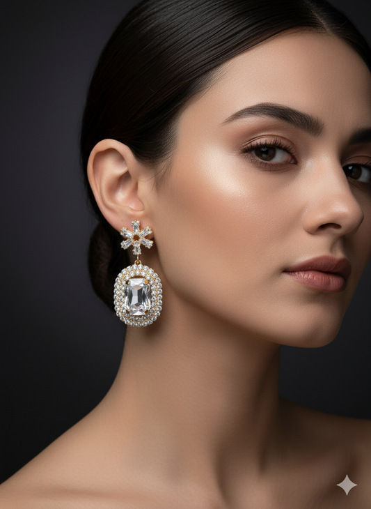 Crystal Bloom Earrings