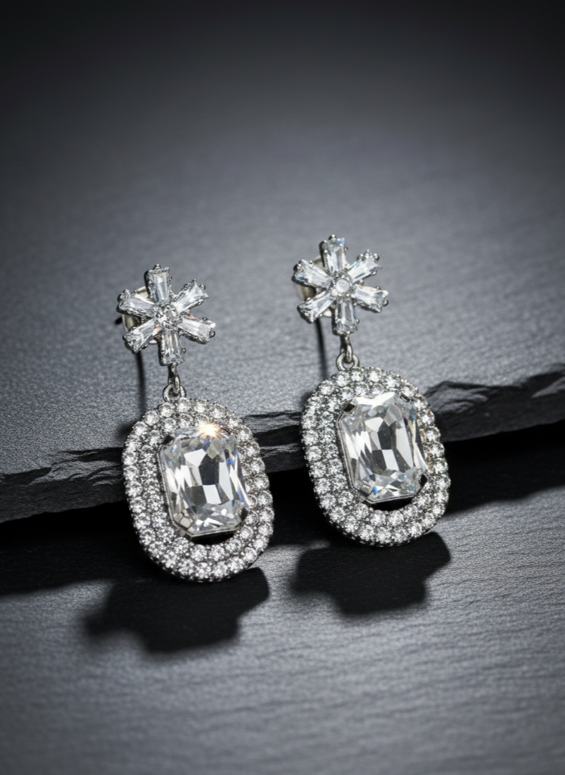 Crystal Bloom Earrings