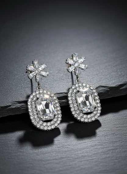 Crystal Bloom Earrings