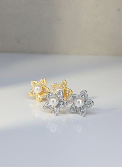 Pearl Bloom Earrings
