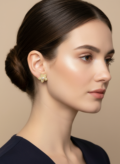 Pearl Bloom Earrings