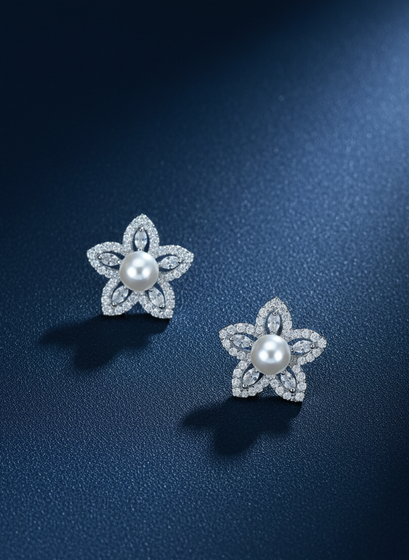 Pearl Bloom Earrings