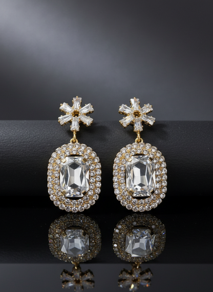 Crystal Bloom Earrings