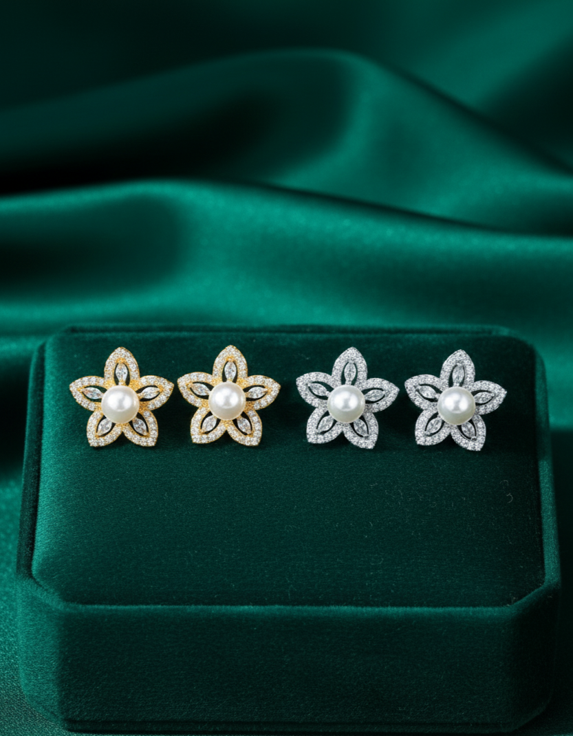 Pearl Bloom Earrings