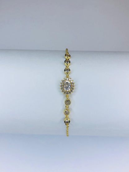 Radiant Oval Bracelet