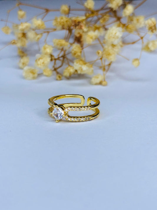 Golden Halo Ring
