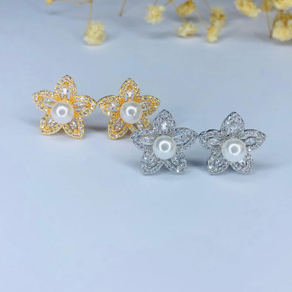 Pearl Bloom Earrings