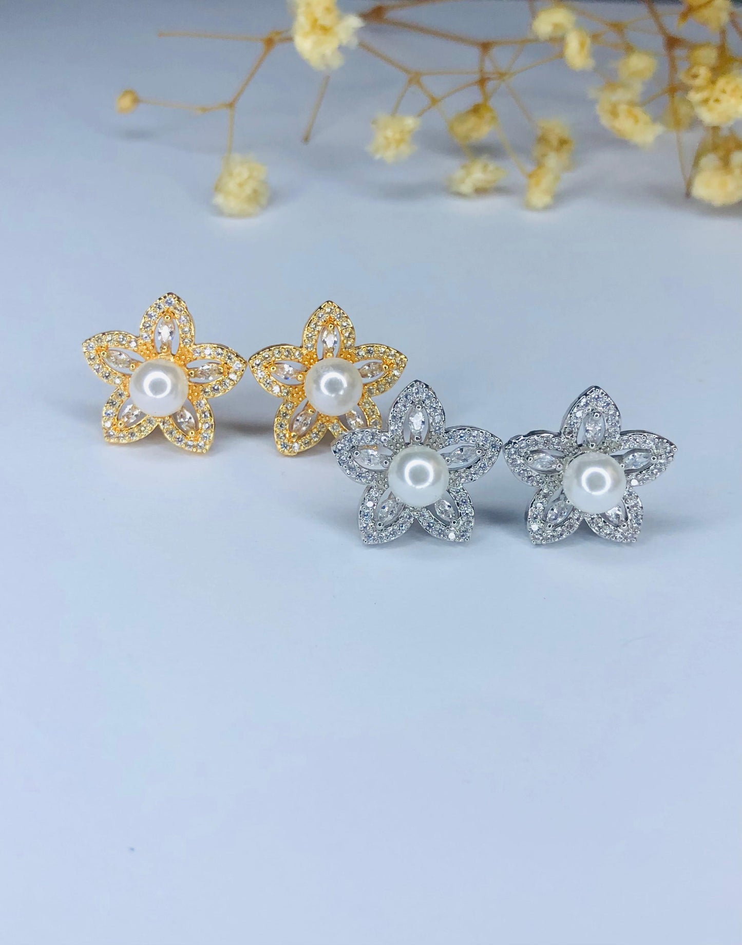 Pearl Bloom Earrings