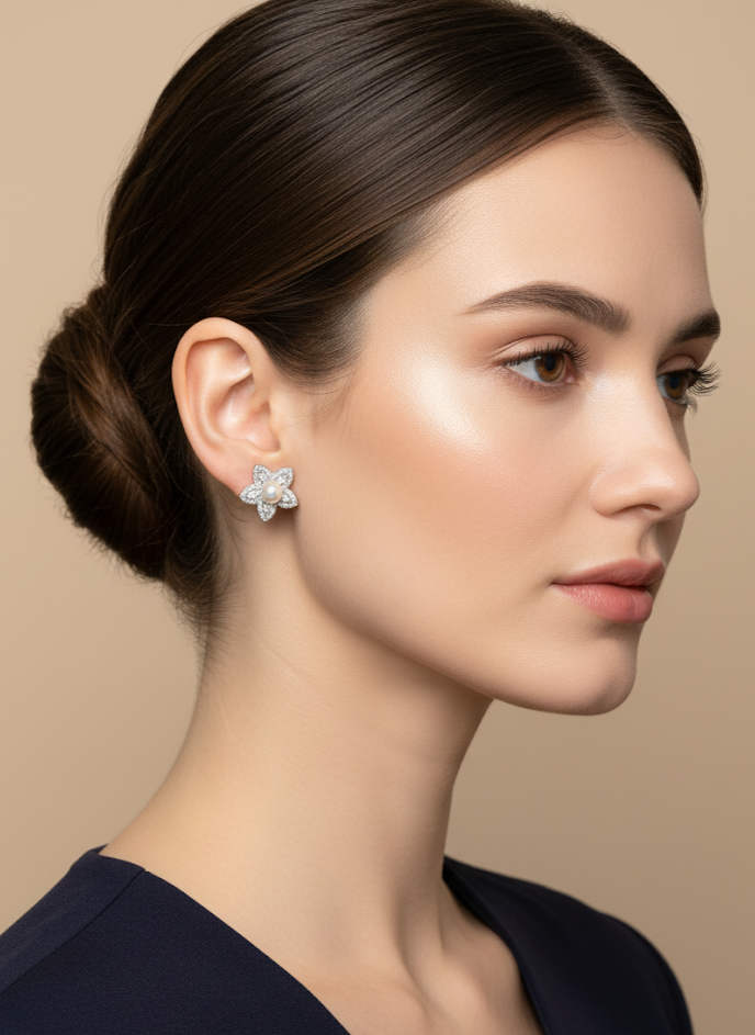 Pearl Bloom Earrings