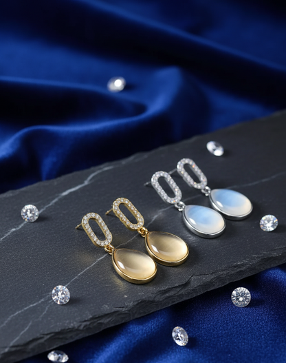 Elegant water drop earrings for women, perfect gifting idea